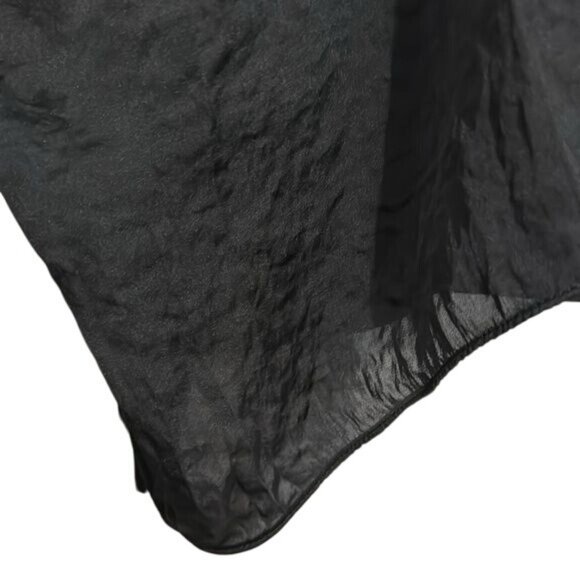 Michael Kors Black Oversized Batwing Top W/ Drawstring Sleeves M - Picture 7 of 10